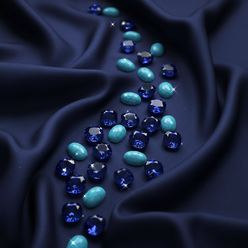 Blue Sapphire & Turquoise Tall Desktop Hero
